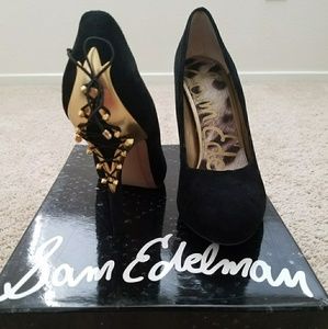 Sam Eldeman Black Evan Pumps Sz. 6.5